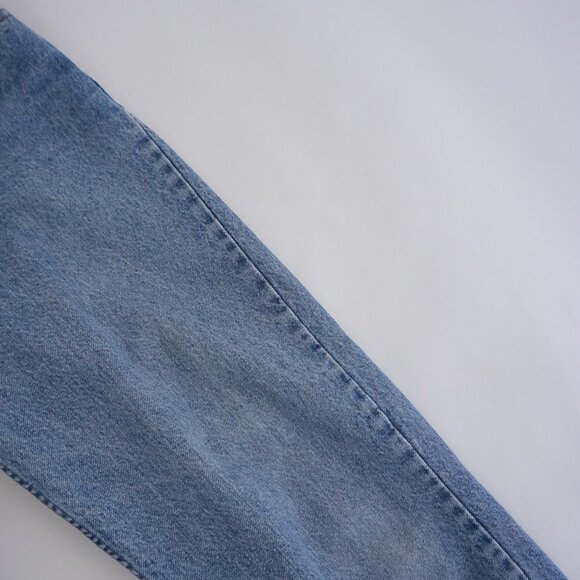Vintage '90s Levi's 532 Mid Wash Straight Leg Blue Denim Jeans 32x30 - Picture 5 of 15